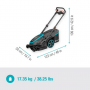Elektromäher für 600 m2 PowerMax Duo 46 36V P4A mit Batterie
