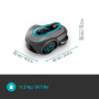 Roboter-Rasenmäher ohne Kabel smart SILENO free set für 800 m2