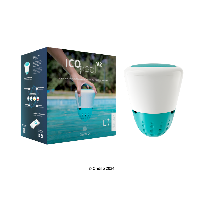 Analyseur d'eau connecté ICO POOL V2 Chlore-Brome