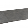 Table Oron Lafuma Fusain pieds titane extensible (8-10 personnes) 190/245x100, ht 77cm