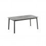 Table Oron Lafuma Ciment pieds titane extensible (6 à 8 personnes) 170/205x100 ht 77cm
