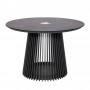 Table lumineuse Halo aluminium gris TA04530 Les Jardins