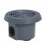 Bodenablauf aus anthrazitgrauem PVC Hayward Ref. 3253DGRPAK2