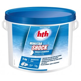 HTH Minitab Shock 5kg - chlore choc pastilles