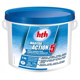 HTH Maxitab Action 5 en 5kg - chlore multifonction