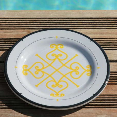 Set de 6 assiettes Arabesque