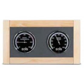 Thermomètre Hygromètre de sauna EOS Premium en érable