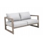 Duratek Teak SKAAL 2-Sitzer klein Sofa