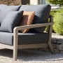 COPENHAGUE 3-Sitzer Durateck Sofa - Sunbrella Graphito Sitz