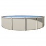 Vogue Panama beige runder Stahl oberirdischer Pooldurchmesser 3,66 m x ht 1,32 m