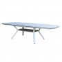 Table extensible SAGAMORE 200/300cm aluminium blanc TA09000