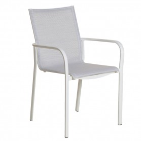 Stapelbarer Sessel KOTON mit hoher Rückenlehne