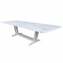 AMAKA ausziehbarer Tisch 10/12 platziert 200-300cm Lattenplatte