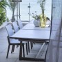 Table extensible SKAAL 210-320CM Duratek - céramique blanche tadelakt