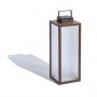 Lampe tradition solaire en alu ht 65cm Les Jardins