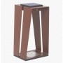 Lanterne solaire SKAAL 40cm Corten Les Jardins TINK127