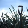 Torche Tulipe corten à planter 300LM, ht 137cm Les Jardins TINK302