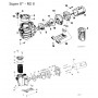 Kugelgelenkmutter + Flügelschraube Hayward Super Pump & Super Pump Pro Ref Hayward SPX1600PN