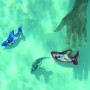Drei Minihaie mit Neoprengewichten