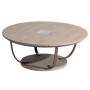 Table basse lumineuse Jet Stream alu corten, duratek JSTAL10