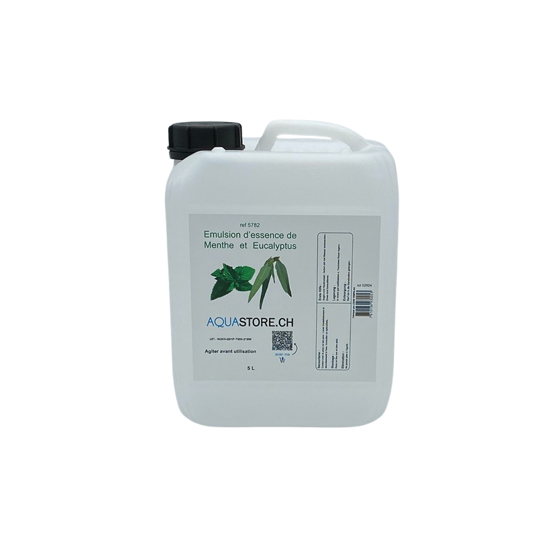 Émulsion d'Essence de Menthe et Eucalyptus 5L – Parfum pour Hammam