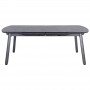 Table extensible 10-12 places COPENHAGUE 200-300cm alu gris HPL ardoise TA04207