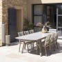 Table extensible 8-10 places COPENHAGUE 200-280 Duratek céramique beige TA04206+CER6040