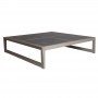 Table basse Skaal 160x168cm Duratek céramique marbre noir