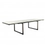 Ausziehbarer Tisch BASTINGAGE 12-sitzig Aluminium grau Duratek HPL TA06101