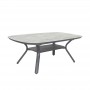Table extensible SAGAMORE 200/300cm aluminium gris TA09001