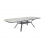 Table extensible SAGAMORE 200/300cm aluminium gris TA09001