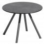 Table basse KOTON alu gris HPL ardoise