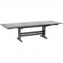 Table extensible HEGOA 190-280cm aluminium gris céramique anthracite