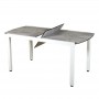 Table balcon TICAO 145-185cm aluminium blanc TA03601