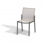 Chaise empilable AMAKA aluminium muscade CH02055