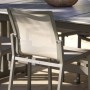 Stapelbarer Stuhl AMAKA Aluminium Muskat CH02055