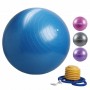 Yoga-/Fitnessball Größe M 65 cm Blau
