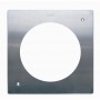 Quadratische Zierleiste 240x240mm aus Edelstahl V4A für OWM-Scheinwerfer
