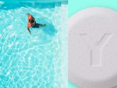 Chlortabletten für den Pool