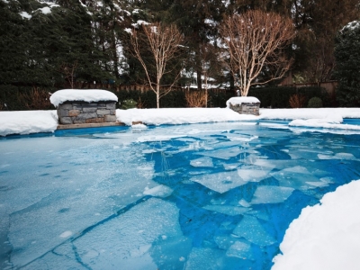 Wie man seinen Pool richtig überwintert